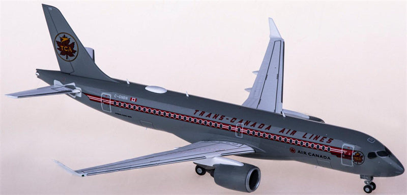 Herpa Air Canada for Airbus A220-300 C-GNBN 1:200 Aircraft Pre-built  Airliner Model Display