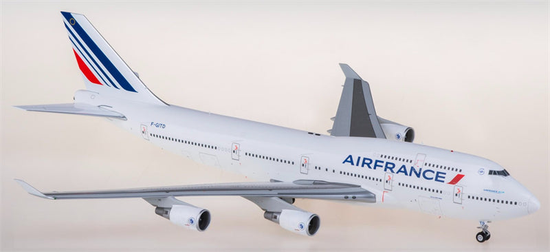SQ Wings Air France for Boeing 747-400 F-GITD 1:200 Airplane Pre-built  Airliner Model Display