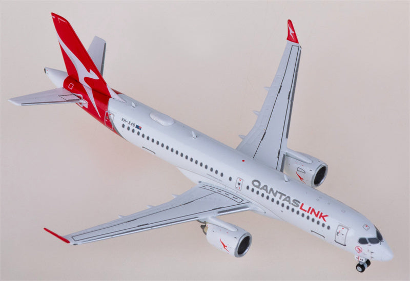 Geminijets Qantas for Airbus A220-300 VH-X4B 1:400 Airplane Pre-built  Airliner Model Display