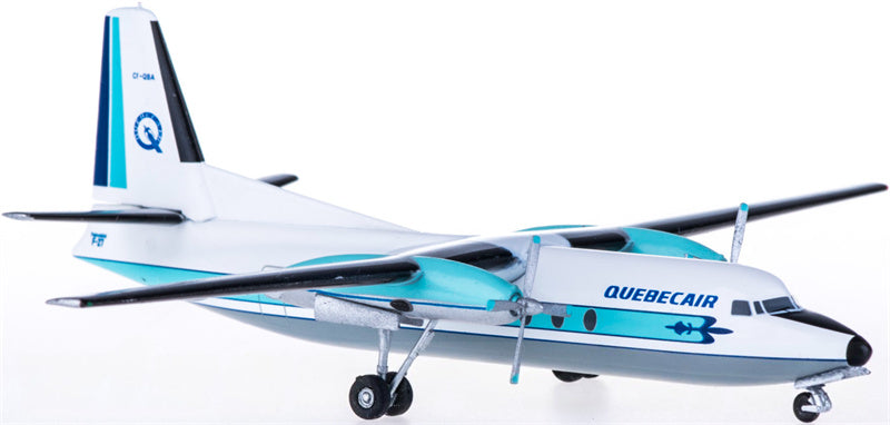 AeroClassics Quebecair for Fairchild F-27 CF-QBA 1:200 Aircraft Pre-built  Airliner Model Display