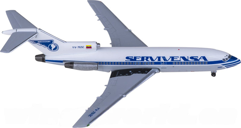 AeroClassics Servivensa for Boeing 727-100 YV-765C 1:400 Airplane Pre-built Airliner Model Display