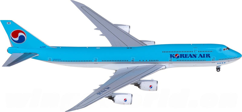 NG Models Korean Air for Boeing 747-8 HL7636 1:400 Airplane Pre-built  Airliner Model Display
