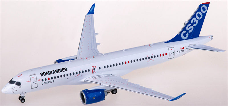 JC Wings Bombardier CS300 C-FFDK 1:200 Airplane Pre-built Airliner Model Display