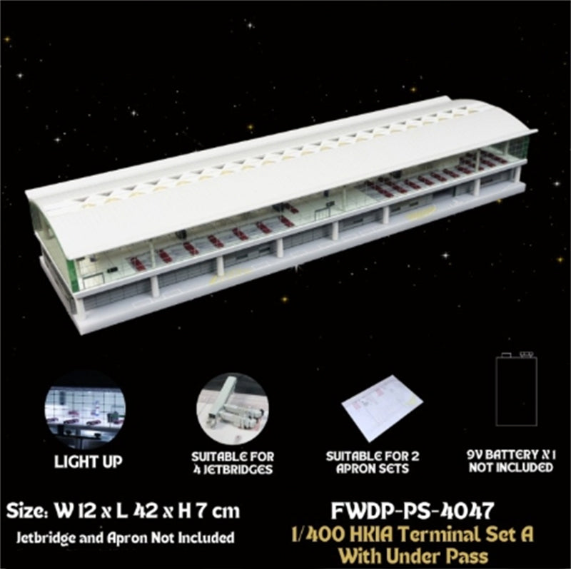 Fantasy Wings Airport Terminal Set A 1:400 Accessory Pre-built  Airliner Model Display