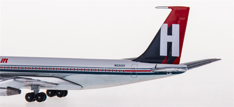 AeroClassics Heavylift for Boeing 707-300F N2215Y 1:400 Airplane Pre-built  Airliner Model Display
