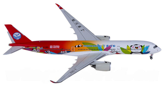 NG Models Sichuan Airlines for airbus A350-900 B-325J 1:400 Airplane Pre-built  Airliner Model Display