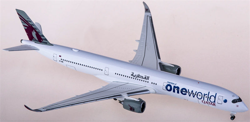 Herpa Qatar for Airbus A350-1000 A7-ANE member of one world 1:500 Airplane Pre-built  Airliner Model Display