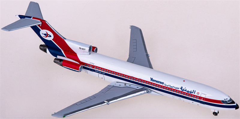AeroClassics Yemenia for Boeing 727-200 7O-ACY 1:400 Airplane Pre-built  Airliner Model Display
