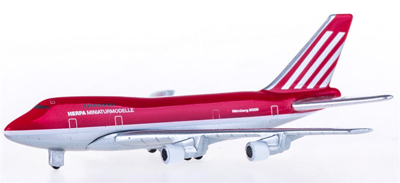 Herpa Boeing 747SP Nurembery 2009 1:1000 Airplane Pre-built  Airliner Model Display