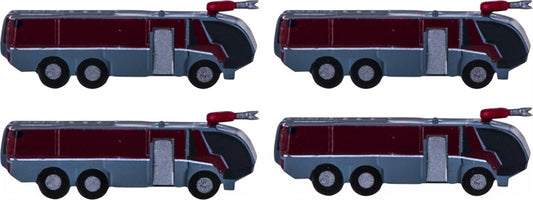 Herpa Airport accessories fire engine set Content 4PCS 1:500 Accessory Pre-built  Airliner Model Display