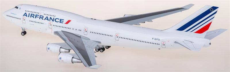 SQ Wings Air France for Boeing 747-400 F-GITD 1:200 Airplane Pre-built  Airliner Model Display
