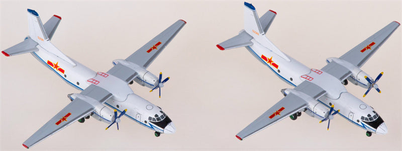 Patriot PLAAF Xian Y-7H China Air Force 53310 and 53311 (twin pack) 1:400 Airplane Pre-built  Airliner Model Display