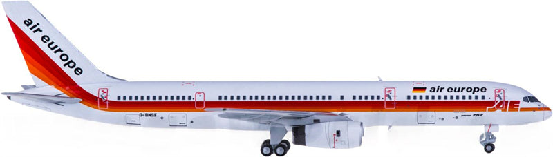NG Models Air Europa for Boeing 757-200 G-BNSF 1:400 Airplane Pre-built Airliner Model Display