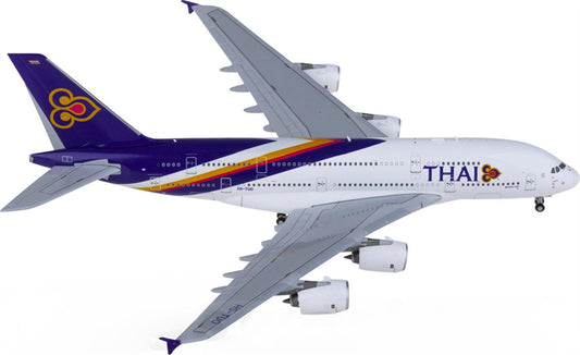 JC Wings Thai Airways for Airbus A380 HS-TUD 1:400 Airplane Pre-built Airliner Model Display