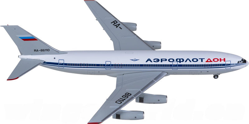 JC Wings Aeroflot for Ilyushin IL-86 RA-86110 1:400 Airplane Pre-built  Airliner Model Display