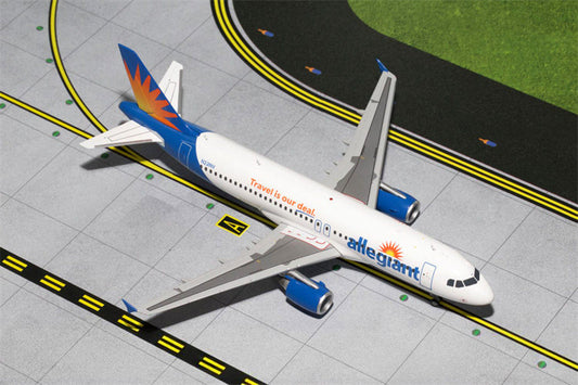 Geminijets Allegiant Air for Airbus A320 N221NV 1:200 Airplane Pre-built  Airliner Model Display