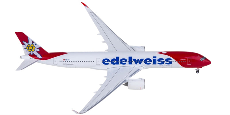 Herpa Edelweiss Air for Airbus A350-900 HB-IHF 1:500 Airplane Pre-built  Airliner Model Display