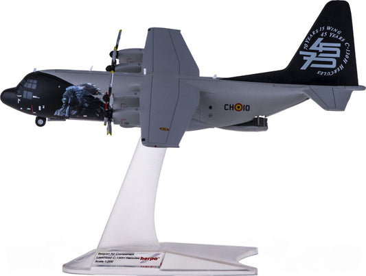 Herpa Belgian Air Component   for Lockheed C-130H for Hercules CH-10 1:200 Airplane Pre-built  Airliner Model Display
