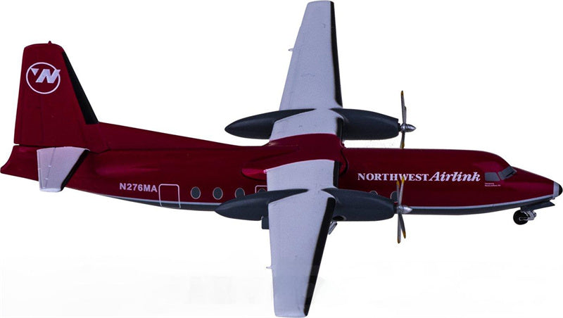 AeroClassics Northwest Airlink for Fokker F-27 N276MA 1:200 Aircraft Pre-built  Airliner Model Display
