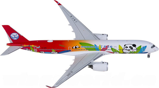 NG Models Sichuan Airlines for Airbus A350-900 B-301D 1:400 Airplane Pre-built  Airliner Model Display