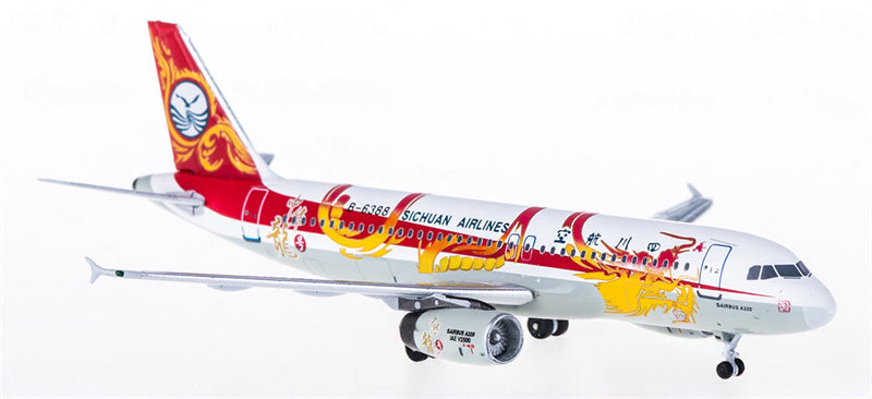 AeroClassics Sichuan Airlines for Airbus A320 B-6388 1:400 Airplane Pre-built  Airliner Model Display
