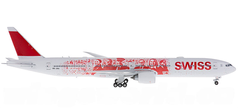 Phoenix Swiss for Boeing 777-300ER HB-JNA 1:400 Airplane Pre-built  Airliner Model Display