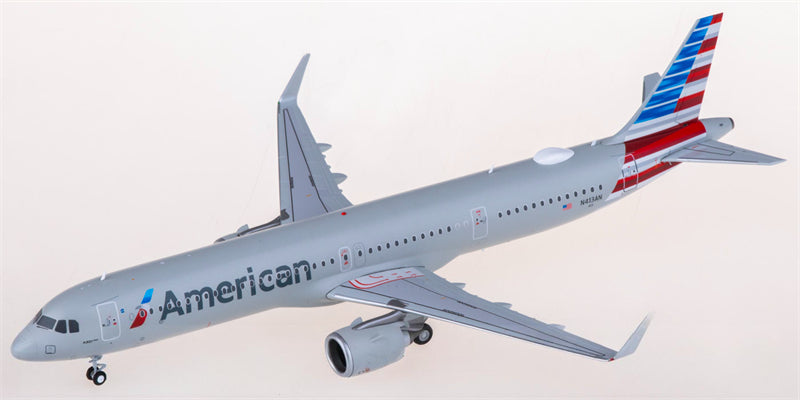 Geminijets American Airlines for Airbus A321neo N413AN 1:200 Airplane Pre-built Airliner Model Display
