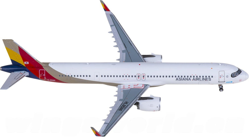 NGmodels Asiana for Airbus A321neo HL8586 1:400 Airplane Pre-built  Airliner Model Display