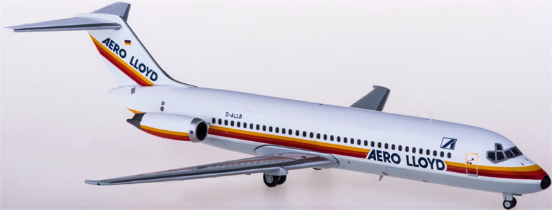 Herpa Aero Lloyd for McDonnell Douglas DC-9-30 D-ALLB 1:200 Aircraft Pre-built  Airliner Model Display