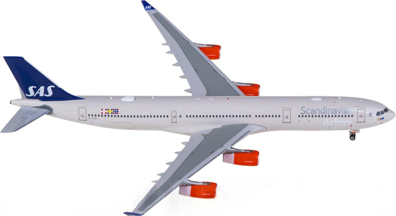 Phoenix SAS for Scandinavian Airlines for Airbus A340-300 OY-KBD 1:400 Airplane Pre-built  Airliner Model Display