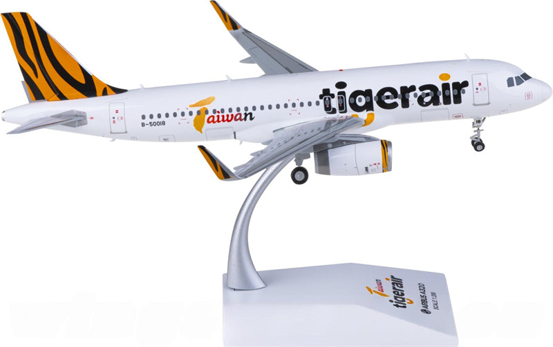 JC Wings Tigerair for Airbus A320 B-50018 1:200 Airplane Pre-built Airliner Model Display