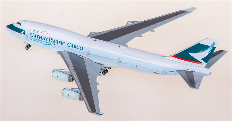 CW model Cathay Pacific for Boeing 747-400BCF B-HOU 1:400 Airplane Pre-built  Airliner Model Display