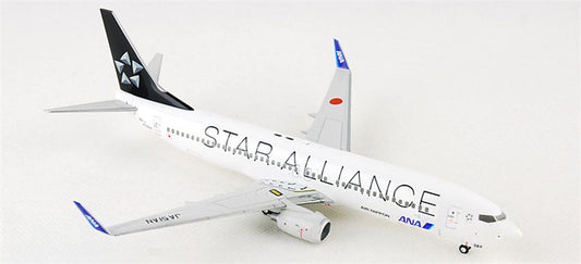 Hogan ANA for Boeing 737-800 JA51AN Star Alliance 1:200 Airplane Pre-built Airliner Model Display