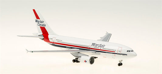 AeroClassics Wardair Canada for Airbus A310-300 C-GJWD 1:400  Aircraft Pre-built  Airliner Model Display