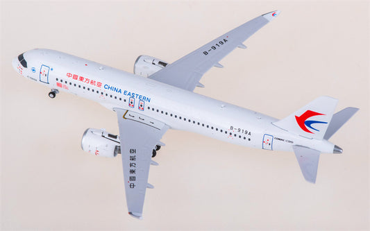 Panda Model China Eastern for Comac C919 B-919A 1:400 Airplane Pre-built Airliner Model Display
