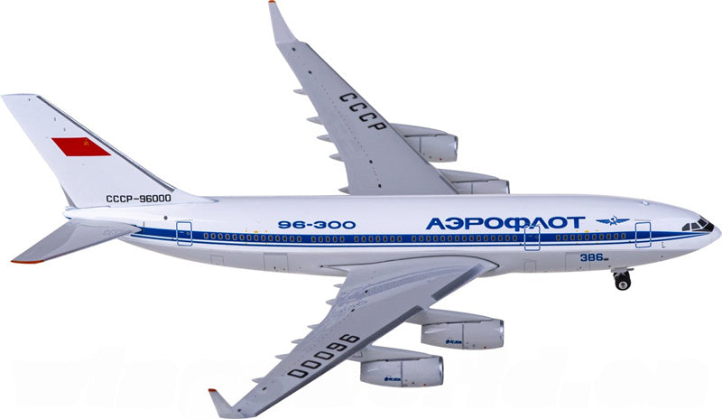 Phoenix Aeroflot for Ilyushin Il-96-300 CCCP-96000 1:400 Airplane Pre-built  Airliner Model Display