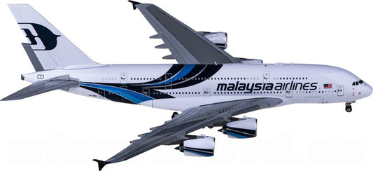 JC Wings Malaysia Airlines for Airbus A380 9M-MNE 1:400 Airplane Pre-built  Airliner Model Display