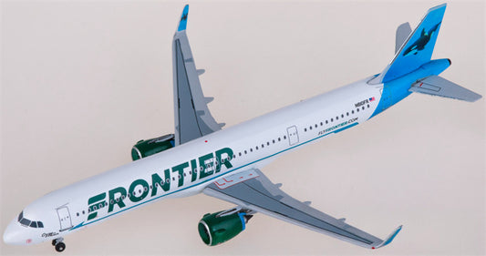 AeroClassics Frontier Airlines for Airbus A321neo N610FR 1:400 Airplane Pre-built  Airliner Model Display