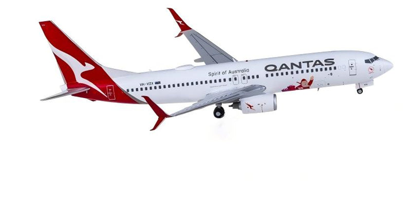 JC Wings Qantas Airways for Boeing 737-800 VH-VZX 1:200 Aircraft Pre-built  Airliner Model Display
