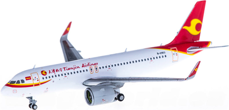 JC Wings Tianjin Airlines for Airbus A320neo B-8953 1:400 Airplane Pre-built  Airliner Model Display
