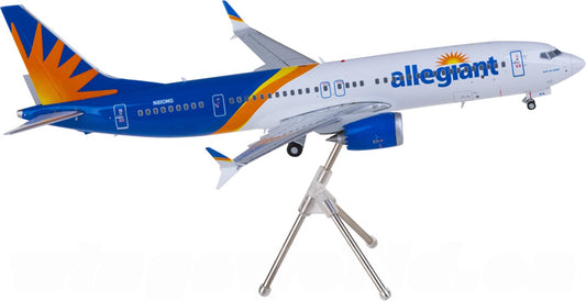 Geminijets Allegiant for Boeing 737 MAX 8 N810MG 1:200 Airplane Pre-built Airliner Model Display