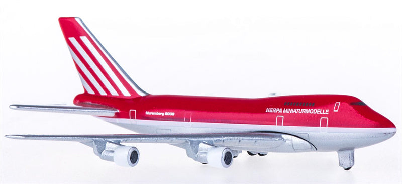 Herpa Boeing 747SP Nurembery 2009 1:1000 Airplane Pre-built  Airliner Model Display