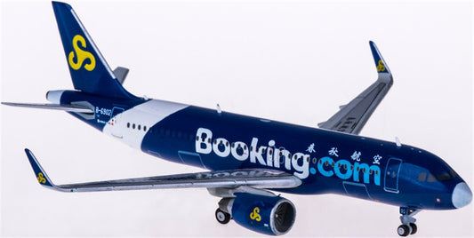JC Wings Spring Airlines for Airbus A320 B-6902 Booking 1:400 Airplane Pre-built  Airliner Model Display