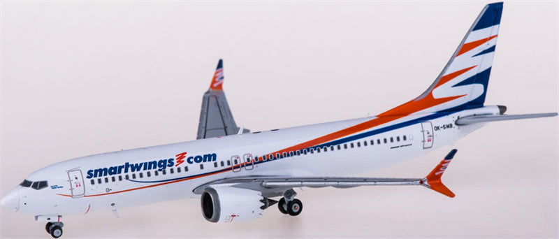 JC Wings Smartwings for Boeing 737 MAX 8 OK-SWB 1:400 Airplane Pre-built  Airliner Model Display