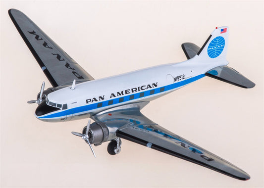 Herpa Pan Am for Douglas DC-3 N19912 1:200 Airplane Pre-built  Airliner Model Display