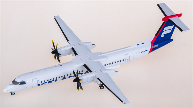 JC Wings Icelandair for Bombardier for Dash 8 Q400 TF-FXI 1:200 Airplane Pre-built Airliner Model Display
