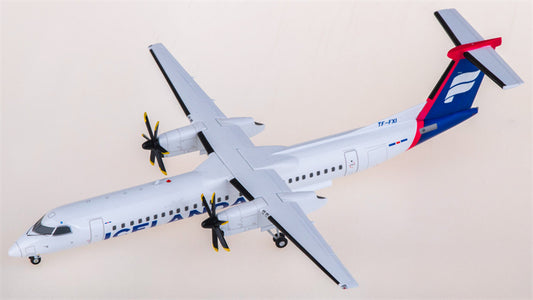 JC Wings Icelandair for Bombardier for Dash 8 Q400 TF-FXI 1:200 Airplane Pre-built Airliner Model Display