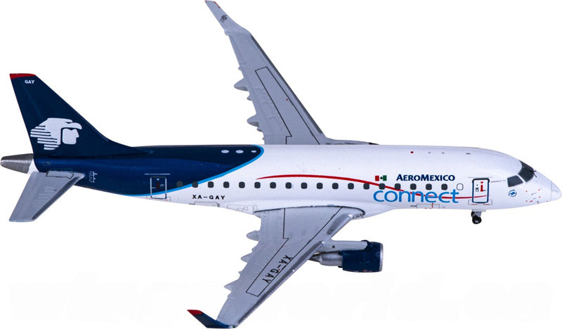 JC Wings Aeromexico for Embraer ERJ-170LR XA-GAY 1:400 Airplane Pre-built  Airliner Model Display