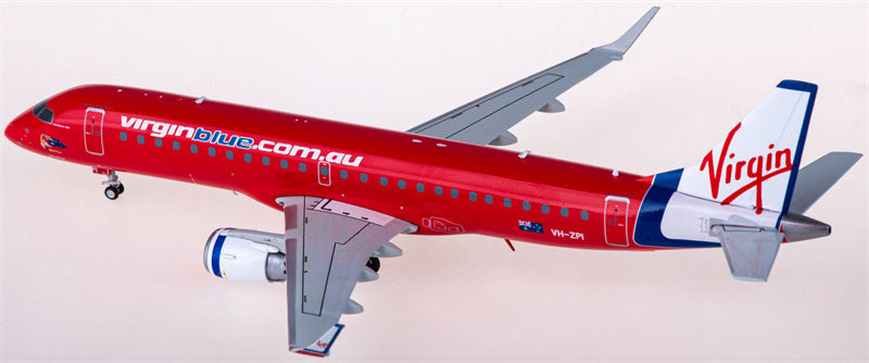 JC Wings Virgin Blue Airlines for Embraer ERJ-190 VH-ZPI 1:200 Airplane Pre-built  Airliner Model Display