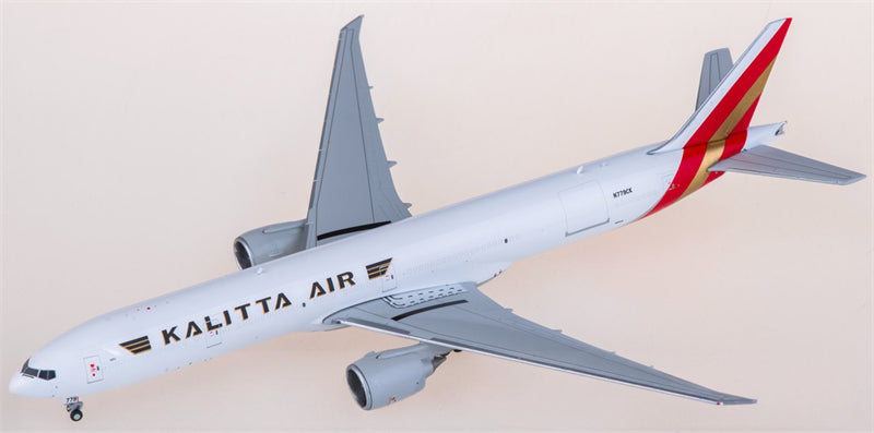 Geminijets Kalitta Air for Boeing 777-300ERF N779CK 1:400 Airplane Pre-built Airliner Model Display